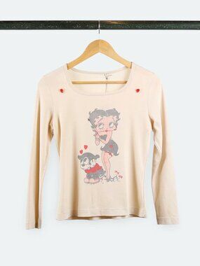 1990S BETTY BOOP LONG SLEEVE T-SHIRT